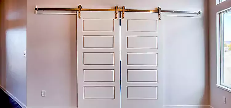 Glass Barn Door with Installation Hardware Kit Eastpointe